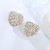 occidental style fashion super heart-shaped all-Purpose earrings exaggerating Earring woman Rhinestone fully-jewe