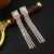 fashion Rhinestone earring brief tassel claw chain square earrings atmospheric EarringE