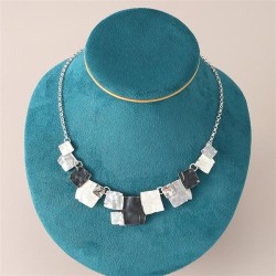 occidental style geometry square exaggerating necklace woman retro Bohemia per..