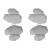  Alloy earrings occidental style exaggerating Earring woman multilayer Irregular geometry Metal wind