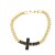occidental style fashion personality embed color zircon cross bracelet temperament bracelet womanbrc