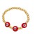 fashion retro eyes beads occidental style personality samllbrc