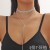   claw chainY Rhinestone fully-jewelled necklace chain clavicle chain all-Purpose woman