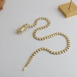  big same style snake necklace samll high wind personality clavicle chain chai..