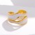 occidental style brief titanium steel ring woman colorins wind high gilded opening