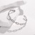 occidental styleins brief titanium steel bangle woman wind opening stainless steel chain personality