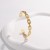 occidental styleins brief titanium steel bangle woman wind opening stainless steel chain personality
