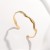 brief titanium steel bangle womanins wind samll wave stainless steel fashion