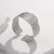 occidental style width titanium steel bangle Irregular pattern stainless steel bangle gold plated opening