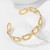 occidental style titanium steel bangle woman brief stainless steel opening bangle personality wind samll color