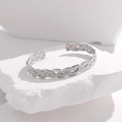 occidental style weave titanium steel bangle woman color all-Purpose stainless..