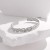 occidental style weave titanium steel bangle woman color all-Purpose stainless steel opening creative