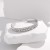 occidental style titanium steel chain bangle woman geometry personality samll stainless steel temperament hollow