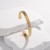 occidental style brief all-Purpose pattern opening titanium steel bangle stainless steel color