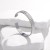 occidental style fashion retro titanium steel opening bangle woman high all-Purpose stainless steel Irregular