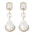 E fashion elegant diamond drop earring  retro temperament splice geometry Alloy earrings woman