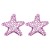 occidental style blue star hollow diamond ear stud personality woman earrings trendins wind