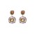 occidental style fashion new fresh ear stud all-Purpose diamond square Rhinestone earrings lady geometry Earring