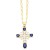 occidental style embed Pearl cross necklaceins samll clavicle chain temperament all-Purposenku