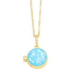  Round heart-shaped necklace geometry necklacenku