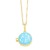  Round heart-shaped necklace geometry necklacenku