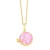  Round heart-shaped necklace geometry necklacenku