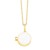  Round heart-shaped necklace geometry necklacenku