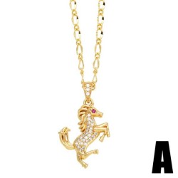 occidental style creative personality samll lion necklaceins fashion animal pe..