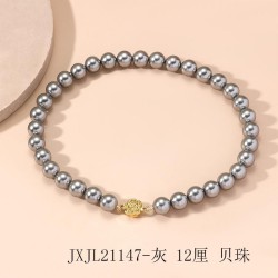  color big necklace woman  brief temperament clavicle chain  samll high sweate..