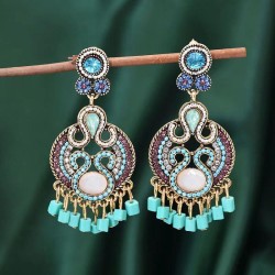occidental style fashion concise Bohemia noble wind retro temperament drop tem..