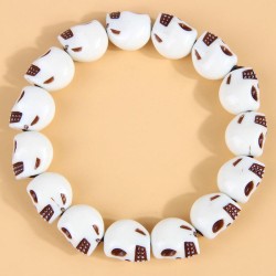 fashion concise skull personality lady bracelet