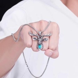 fashion concise sheep temperament personality man necklace
