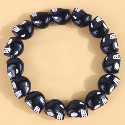 fashion concise skull personality lady bracelet