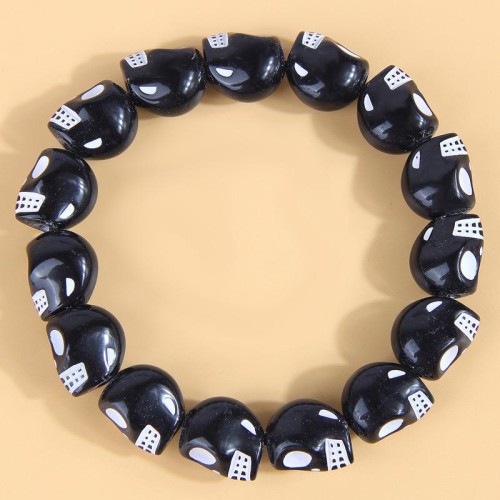 fashion concise skull personality lady bracelet