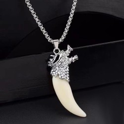fashion concise spike temperament personality man necklace