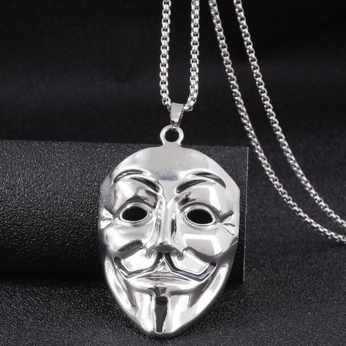 fashion concise retro big surface temperament personality man necklace