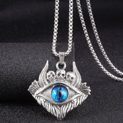 fashion concise skull eyes man personality necklace