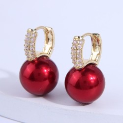 fashion unique concise elegant Pearl personality temperament lady buckle