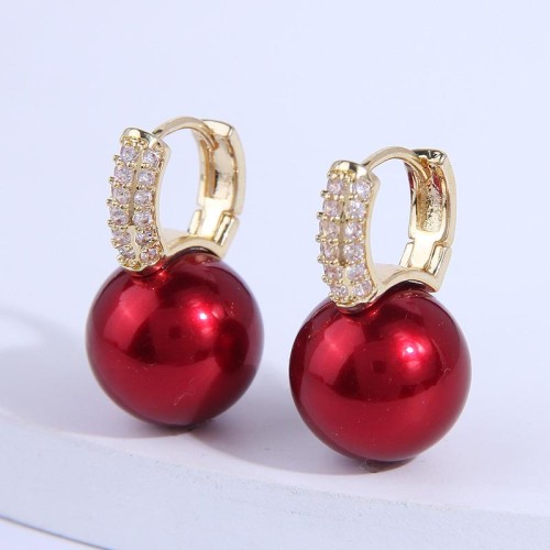 fashion unique concise elegant Pearl personality temperament lady buckle