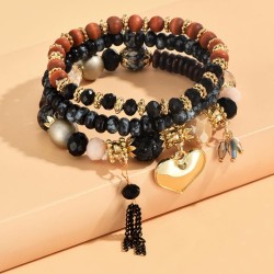 fashion concise all-Purpose love tassel multilayer woman bracelet