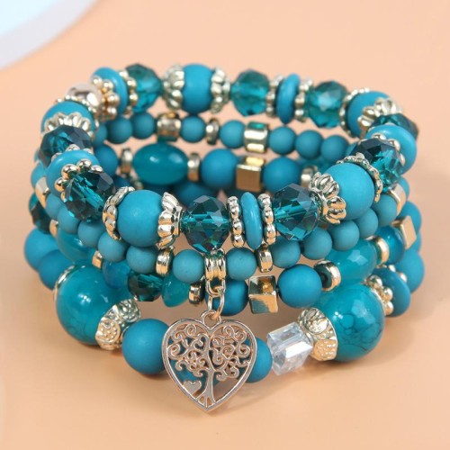 occidental style fashion concise all-Purpose multilayer love temperament multilayer bracelet