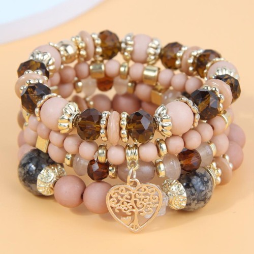 occidental style fashion concise all-Purpose multilayer love temperament multilayer bracelet