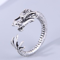 fashion retro concise opening woman ring