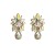 occidental style exaggerating retro luxurious colorful diamond earrings palace temperament elegant all-Pu