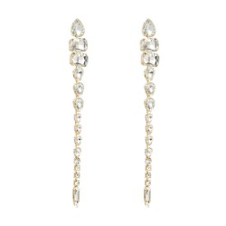 occidental style long style fashion Alloy embed glass diamond exaggerating ear..