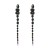 occidental style long style fashion Alloy embed glass diamond exaggerating earrings woman personality trend sil