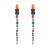 occidental style long style fashion Alloy embed glass diamond exaggerating earrings woman personality trend sil