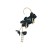 occidental style multilayer Alloy flowers diamond tassel earrings woman Korean retro earrings