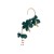 occidental style multilayer Alloy flowers diamond tassel earrings woman Korean retro earrings