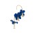 occidental style multilayer Alloy flowers diamond tassel earrings woman Korean retro earrings